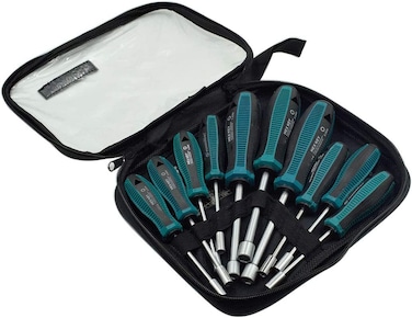 Rannb Hexagon Nut Hex Socket Wrench Screwdriver Set Hand Tool - Set of 10