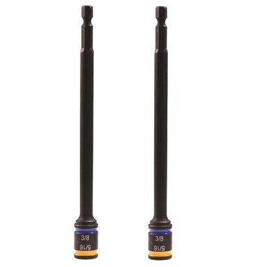 Malco MSHXLC1 6 in. C-RHEX Cleanable, Reversible Magnetic Hex Drivers (5/16&Prime; and 3/8&Prime;)- 2 pack