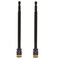 Malco MSHXLC1 6 in. C-RHEX Cleanable, Reversible Magnetic Hex Drivers (5/16&Prime; and 3/8&Prime;)- 2 pack