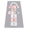 Hopscotch Mat 31"x 63", Hop and Count Game Rug with Cute Star Design, Non-Slip Kids Play Mat, Soft Floor Area Rug and Carpet for Bedroom, Living Room, Playroom
