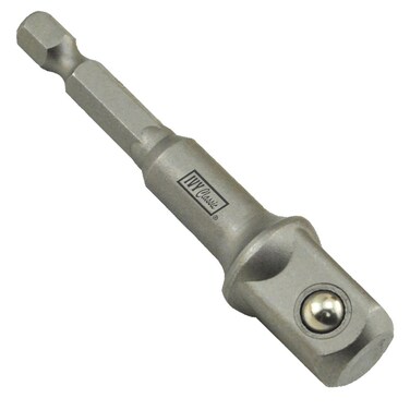 IVY Classic 45554 1/4" Hex to 1/2" Square Socket Adapter, 3" Length, Impact Plus, 10-Pack