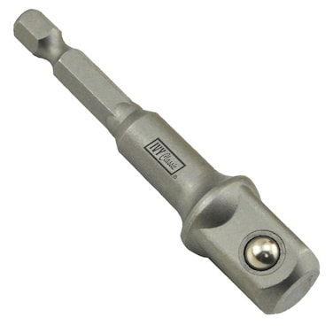 IVY Classic 44734 1/4" Hex to 3/8" Square Socket Adapter, 2-1/2" Length, Impact Plus, 1/Card