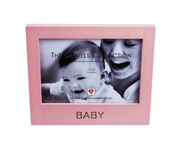 Dennis Daniels Pink Baby Picture Frame