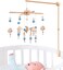 BlueMello Starry Night Baby Mobile Toy and Mobile Arm Holder 2 in 1 Set for Crib   Wooden Beads and Stars Bed Hanger for Boys and Girls   Hanging Nursery Decor for Bassinet   Perfect Baby Shower Gift'