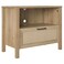 Novogratz Shay 1-Drawer Nightstand, Natural with Faux Rattan