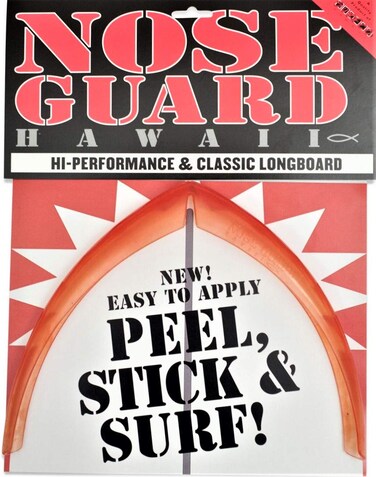 Surf Co Hawaii SURFCO Classic LONGBRD Nose Guard RED Tint