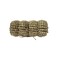 Creative Co-Op Mango Wood Bead Napkin Rings, Natural, Set of 4