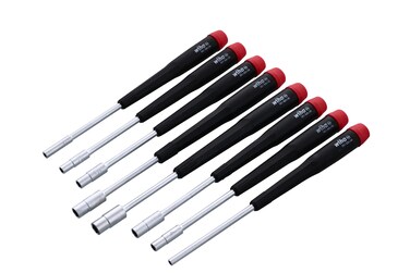 Wiha 26590 Nut Driver Set with Precision Handle, 2.5 to 6mm, 8 Piece Set