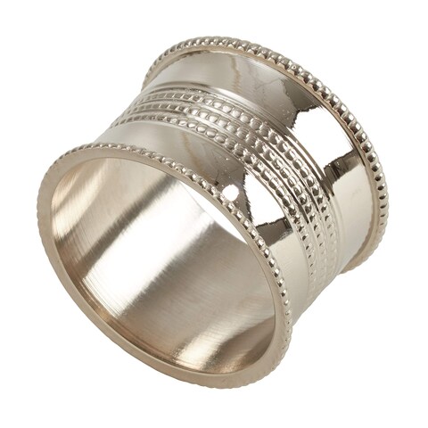 Dotted Design Napkin Rings (Set of 4)