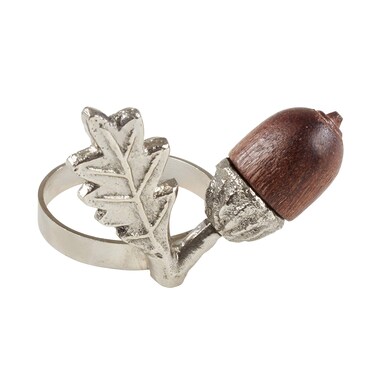 Acorn Table Napkin Rings (Set of 4)