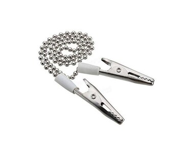 4PCS Adjustable Metal Neck Strap Napkin Clip Lanyard Neck Strap Baby Elderly Adult Towel Apron Bib Clip