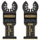 Rockwell RW8963.2 Tools Sonicrafter Oscillating Multitool Extended Life Carbide End Cut Blade (2 Pack), 1-3/8