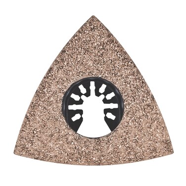 Genesis GAMT741 Universal Quick-Fit 3 1/8" Triangular Carbide Grit Oscillating Quick-Release Rasp