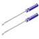 SING F LTD 2pcs U Tip Nail Staple Rivet Tack Puller Remover Screwdriver Tool Steel