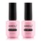 AIMEILI Soak Off Hema-Free Gel Nail Polish Cruelty Free Vegan Builder Base and No Wipe Top Set - 2 x 15ml