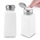 2Pcs Push Down Pump Dispenser Bottle - 250ml Nail Polish Remover Pump Bottle Dispenser Acetone Nail Polish Remover Dispenser Push Down with Lids - Eye Makeup Remover Liquid Dispenser Bottle