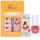Miss Nella NAIL KIT &amp; NAIL POLISH- Accessories set for kids + Miss Nella Nail Varnish- peel off nail polish, nail stickers, tattoos, nail filer &amp; toe separators- all designed foe children hands &amp; toes