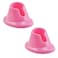2 Pcs Pink Premium Soft Rubber Nail Polish Bottle Holder Display Nail Art Varnish Polish Seat Tool Pink Anti-spill Bottle Stand Manicure Display Tools Nail Art Supplies for Nail Organizer Display