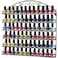 Home-it Large Nail Polish Rack Wall Mounted Metal Nail Polish Organizer, Holds up to 102 Bottles, 20x24 inch Unbreakable Metal Frame (Bronze)