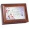 Cottage Garden Friendship Things Woodgrain Rope Trim Music Box Plays That's What Friends are for