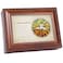 Cottage Garden Confirmation God with You Woodgrain Rope Traditional Music Box Plays Friend in Jesus