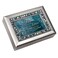 Cottage Garden Mom Another Word for Love Brushed Silvertone Jewelry Music Box Plays How Great Thou Art