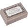 Cottage Garden Sister You Laugh Dream Love Brushed Pewter Jewelry Music Box Plays Edelweiss