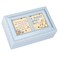 Cottage Garden A Sweet Baby Boy Cherish Lov Matte Blue Jewelry Music Box Plays Brahams Lullaby