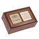 Cottage Garden Sister You are Loved Woodgrain Rope Trim Jewelry Music Box Plays You are My Sunshine