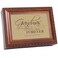 Cottage Garden Grandma Woodgrain Inspirational Traditional Music Box Plays How Great Thou Art
