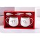 Mr and Mrs Couples Coffee Mugs - 12oz Ceramic Coffee Mug Couples Sets - Funny His And Her Gifts - Double Bowl Ceramic Bowl Couple Cup Mug Milk Water Tea Cup Drink Home Office Cup Valentine Gift