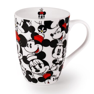Zrike Minnie Mouse Coffee Mugs Brands- Porcelain Minnie All Over Cups- Dishwasher &amp; Microwave Safe Cute Milk/Tea Mug With Handle- Original Disney Drinkware- Great Gift Idea- Minnie Mugs, Set of 4