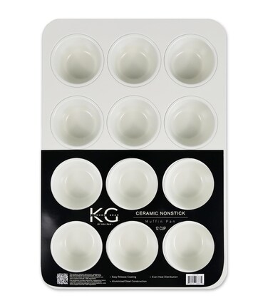 USA Pan Kitchen Gear Nonstick Ceramic 12-Cup Muffin Pan