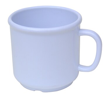 6 Pack Set - SAN Plastic - Hot Beverage Mug, White - 10 Ounce