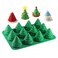 COMFEELING Christmas Tree Cake Pan Silicone Mold 12-Cavity Non-Stick for Muffin Bakeware Cupcake Baking Pan