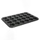 Winco 24-Cup Non-stick Mini-Muffin and Mini-Cupcake Pan, Tin Plated