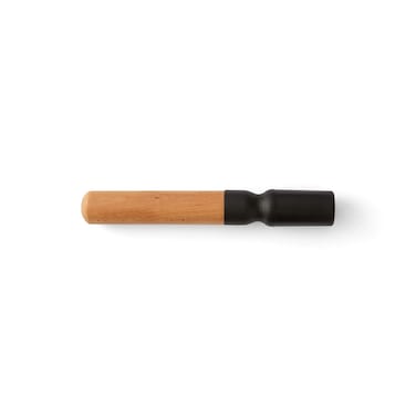 Rabbit 2-in-1 Muddler &amp; Citrus Reamer, Beech Cocktail Muddler, Made from Solid Oiled, Wood/Black