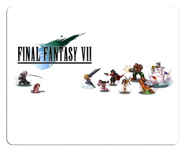 DoubleChin Final Fantasy VII Mousepad - FF7 Mousepad - Final Fantasy 7 Mousepad