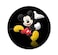 LQFIWSS Round Non-Slip Laptop Mouse Pad, Mickey Mouse Pad for Work and Home Computer Accessories,7.9X 7.9 x 0.1inch