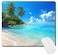 Mouse Pad, Beach Mouse pad Non-Slip Rubber Base Mouse Mat Mousepad Waterproof Gaming Square Mouse Pad for Wireless Mouse, Computers Laptop Home Office (Hawaiian sea)