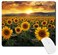 Mouse Pad, Non-Slip Rubber Base Mouse Mat Mousepad Waterproof Gaming Mouse Pad for Wireless Mouse, Computers Laptop Home Office (Sunflower)