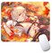 Genshin Impact Kaedehara Kazuha Anime Manga Video Game Non-Slip Mousepad Gaming Computer Mouse Pad Gaming Desktop Laptop Mouse Pad with Stitched Edge 8.7 x 7.1 inches