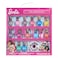 Barbie Movie 18 Piece Set Kids Water-Based Nail Polish Activity Makeup Set, Includes Nail Polish with Nail Gems Wheel and Nail File for Parties, Sleepovers and Makeovers, Townley Girl