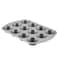 Circulon Total Nonstick 12-Cup Muffin Tin / Nonstick 12-Cup Cupcake Tin - 12 Cup, Gray