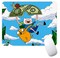 Jake Dog Finn Princess Bubblegum Come Along with Me Adventure Time Cartoon Animated TV Show Non-Slip Mousepad Gaming Computer Mouse Pad Gaming Laptop Mouse Pad with Stitched Edge 7.1 x 8.7 inches