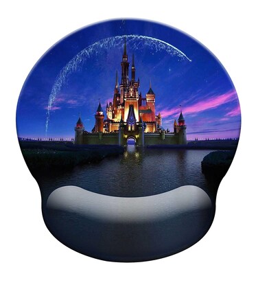 Cute Anime Mouse Pad with Wrist Rest, Non-Slip Rubber Base for Comfortable Gaming Mousepad - Ergonomic Mouse Pad with Wrist Support Suitable for Laptop Desktop and Work, Office Desk Accessory