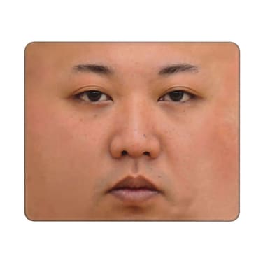Kim Jong Un Face Meme Mousepad, Mouse Pads for Computers with Designs Printed 10x12in Non-Slip Mouse Pad for Office, Gaming, Learning