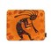 Mugod Kokopelli Mouse Pad Ethnic African Deity of Fertility Decor Gaming Mouse Pad Rectangle Non-Slip Rubber Mousepad for Computers Laptop 7.9x9.5 Inches