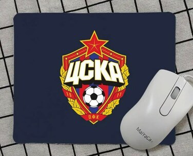 PFC CSKA Moscow Professional Football Club Russian Russia Soccer Team Non-Slip Mousepad Gaming Computer Gaming Desktop Laptop Mouse Pad 7.1 x 8.7 inches