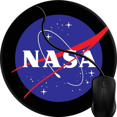Mouse Pad Gaming NASA, Premium-Textured Surface, Non-Slip Rubber Base, Laser Optical Mouse Compatible, Mouse mat 1U2060